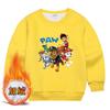 Ropa para niños Wang Wang, suéter de algodón de cuello redondo para niños, abrigo cálido para bebés, además de jersey acolchado de terciopelo, venta al por mayor