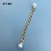 Cadena de perlas zapatos con agujeros de ajuste tridimensionales accesorios diy hebilla de zapato desmontable flor de zapato accesorios de hebilla de zapato decorativa de moda