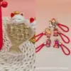 Colgante de Florero de Oro Puro 999, Colgante de Flor de Dinero de Oro, Colgante de la Serie Caballo Pequeño del Dios de la Riqueza con Cordón, Artículo Popular para Transmisiones en Vivo de Tiktok