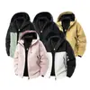 Chaqueta cortavientos de una pieza para otoño, moderna para hombres y mujeres, chaqueta deportiva de senderismo color block para parejas, ropa de trabajo, personalizable