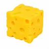 Juguete Pop Squishy Creativo Popular Transfronterizo de Queso para Alivio del Estrés, Juguete para Alivio del Estrés de Rebote Lento Hecho de Cubos de Harina