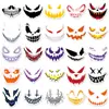 50 Pegatinas de Graffiti de Expresión de Cara de Fantasma Personalizadas Transfronterizas Horror Halloween Decoración Guka Pegatinas para Patineta Equipaje