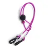 En Stock Lanyard de Mascarilla Colorido Estilo Coreano Cordón Elástico Cordón a Prueba de Viento Cordón para Sombrero Anti-Pérdida Ajustable Venta al por Mayor Accesorios de Moda