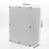 Caja de conexiones impermeable para exteriores IP65, caja de conexiones impermeable de plástico ABS, caja de cables, caja de alimentación sellada para exteriores