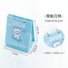 Calendário de Mesa Desenho Urso Branco Fofo, Gadgets de Mesa Estilo Fofo e Calmante, Caderno de Aparência Sofisticada, Calendário Essencial para Estudantes e Escritório