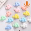 Nubes de arcoíris estéreo, funda para teléfono móvil, crema de emulación, pegamento, bolsa, accesorios de resina hechos a mano