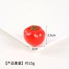PVC simulação comida em miniatura brincar modelo de fruta falsa cerejas morango laranja faça você mesmo comida casa de brincar brinquedo acessórios