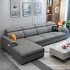 Sofá moderno minimalista nórdico para apartamentos pequeños, totalmente equipado con tela resistente a las garras de gato, adecuado para propiedades de alquiler, sofá de Foshan para sala de estar en casa
