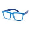 2026 Nuevo Modelo Gafas de Silicona para Niños y Niñas, Aptas para Lentes de Graduación, Gafas Cuadradas Infantiles sin Graduación, Venta Directa del Fabricante P8380