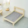 Cama Princesa Filhote Madeira Maciça Cama Gato Sofá Cachorro Cama Pet Quente Removível e Lavável Tendência Cama Pequena Cachorro Pequeno