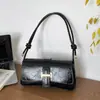 Bolso tipo baguette de un solo hombro para debajo del brazo, de moda este año, con colores contrastantes, casual, nuevo estilo 2026, moderno, simple, bolso cruzado de moda francesa