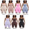 Ropa interior moldeadora de una pieza con tirantes, tres puntos, talla grande, transfronteriza, Boxer moldeador para mujer, que aprieta el abdomen, levanta los glúteos y reduce la cintura