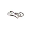 Colgante Hebilla Plata Esterlina 925 Hebilla Vintage Hebilla S Hebilla 8 Conector de Hebilla para Collar Hebilla Conectora para Pulsera Accesorios DIY Plata Lisa Hebilla de Conexión