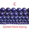Piedra Natural Piedra de Tigre Pino Blanco Ágata Negra Arena Azul Amazonita Malaquita Cuentas Redondas Cuentas Sueltas Cuentas de Hilo Accesorios DIY Mayoreo