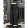 Pantalones de Esquí Impermeables con Forro de Terciopelo para Otoño e Invierno para Hombre, Marca de Moda, Pantalones Cargo Rectos Holgados para Exteriores, Pantalones Casuales Gruesos
