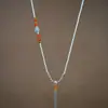 Corda para Pingente Tecida à Mão, Cordão de Colar com Nó Chinês Ajustável, Corda para Pendurar Fivela da Paz, Alça de Pescoço para Homens e Mulheres, Estilo Simples