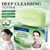 Jabón de comercio exterior SADOER jabón de leche, fragancia duradera, limpieza profunda, para cara y cuerpo, jabón artesanal con aceites esenciales, transfronterizo