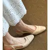 Versión Cómoda~Retro Francés 2026 Sandalias de Punta Redonda con Correa Trasera y Tacón Grueso de Punta Cerrada para Mujer, Zapatos de Salón Poco Profundos Modernos y Elegantes