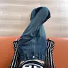 Jeans Retro Azules de Boca de Campana para Mujer, Nuevo Estilo Otoño e Invierno 2025, de Cintura Alta, Ajustados, Pantalones de Boca de Campana para Mujer