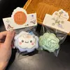 Llaveros de 달떡 (pastel de luna) de felpa simulada empaquetados individualmente, Souvenirs del Festival de Mediados de Otoño, Regalos de regreso a clases para estudiantes al por mayor