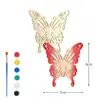 Kit de Pintura Manual DIY en Stock: Colgante de Mariposa de Madera con Láser para Niños Manualidad Decorativa Creativa con Graffiti