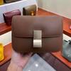 Venta Directa de Fábrica Color Caramelo Bolso de Azafata 2024 Nuevo Caja de Piel de Vaca Bolso Tofu Hombro Único Diagonal Mini Cuadrado Pequeño