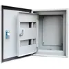 Conjunto Completo Personalizado de Baixa Tensão de Caixa de Distribuição Externa Pequena de Três Caixas Gabinete de Controle Plc Caixa de Base de Aço Inoxidável À Prova D'água para Exterior