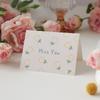 Cartão de Saudação Floral Pequeno Simples Universal Dobrado ao Meio Mensagem de Aniversário Feriado com Cartão de Buquê de Presente Venda por Atacado
