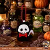 Série Original de Halloween Pelúcia Pequeno Pingente Chaveiro de Abóbora Luminoso Pingente de Mochila Pequeno Presente de Festival Venda por Atacado