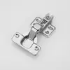 Directo de fábrica acero inoxidable 1.5 mm puerta de armario con bisagra puerta de gabinete amortiguador de amortiguación bisagra silenciosa 304