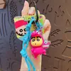Llavero de Muñeca Dinámica Dimensión Pequeña Crayon Original Colgante Pequeño Llavero para Mochila Escolar de Pareja Colgante Pequeño Regalo