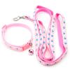 Suministros para mascotas collar con cascabel para gato collar de arnés de tracción para perro cuerda de tracción universal para gato perro adornos de cuerda de tracción