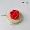 Vela Perfumada con Aroma a Rosa para el Día de San Valentín Ambiente de Alta Gama Regalo Romántico Vela con Forma de Flor Artificial Recuerdo