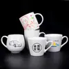 Taza de Cerámica Blanca Casual Se Puede Imprimir con Logo Taza de Agua para el Hogar Taza de Leche Impresión Taza de Cerámica Publicidad