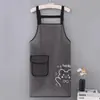 Delantal de cocina impermeable y a prueba de aceite sin mangas, delantal simple impermeable semitransparente nuevo para catering y productos acuáticos