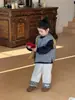 2025 Nueva Ropa de Invierno Estilo Coreano para Niños Niñas Chaleco Reversible Cuello Redondo Chaqueta Chaleco a Cuadros Chaqueta Acolchada