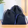 Bolsa Vacía de Tela Flocada Bolsita para Joyas, Gemas, Juguetes Culturales, Bolsa de Almacenamiento, Bolsa para Empaquetar Dulces y Adornos, Bolsita de Tela para Flores Secas