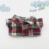 Ropa para muñeca de 10 cm, camiseta de manga corta, chaleco para muñeca, colección de atuendos para muñeca Labubu de 17 cm