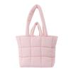 Nuevo bolso de mano de plumas para mujer, bolso de nube de gran capacidad, nueva moda 2024, bolso de hombro portátil de tela de nailon, fácil de combinar.