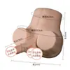 Dildo Simulación Carne Blanda Vibrador Femenino de Alta Velocidad Pene Muñeca de Medio Cuerpo Dispositivo de Masturbación Masculino y Femenino