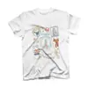 Comercio Exterior Universal Camiseta Familiar Familiar de Manga Corta Verano Casual Familia de Tres Hombres y Mujeres Ropa de Pareja