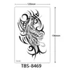 Adesivos de tatuagem atacado transfronteiriço uma geração de adesivos de tatuagem TBS flores leão tigre lobo totem tatuagem