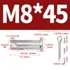 Pasador de Acero Inoxidable 304 con Cabeza Plana y Agujero, Pasador Cilíndrico, Pasador de Posicionamiento Cilíndrico Gb882 con Juego de Pasador de Chaveta