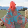 Chaqueta con capucha tipo chal Lijiang Xinjiang Xizang ropa de turismo para la pradera foto capa exterior cálida venta al por mayor de fábrica