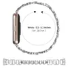 Adecuado para Samsung Galaxyfit3 Acero Inoxidable Incrustaciones de Diamante Estilo Japonés Diamante Correa de Reloj Nueva Sm-R390 Correa de Acero