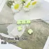 Contas espaçadoras de trevo de quatro folhas, fio de contas, chaveiro fofo de desenho animado, materiais para DIY, corrente de telefone, ornamentos de liga, acessórios de atacado
