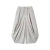 Pantalones Yidao Vintage 2026 Otoño Nuevos Estilo Japonés Moderno Silueta Tridimensional con Diseño de Pliegues Pantalones Casuales para Hombre