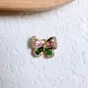 Acessórios para Joias DIY Cobre Banhado a Ouro K Alta Retenção de Cor Micro-pavimentado Zircônia Pingente de Borboleta Brincos Colar Material Artesanal Pingente