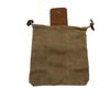 Bolsa de Tela de Cuero de Vaca Lista para Usar para Recoger en Camping Bolsa Artesanal de Jungla Bolsa para Recolectar al Aire Libre Bolsa de Almacenamiento para Camping Bolsa de Cintura