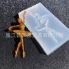 Molde de silicona con espejo para bailarina de ballet, carcasa para teléfono móvil, llavero, mesa, cristal epoxi, joyería hecha a mano, decoración